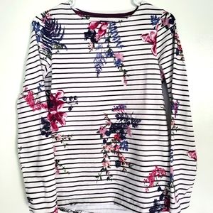 Joules Striped/Floral Shirt